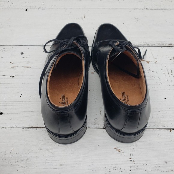 Florsheinm Men's 13/47 Lite Hybrid Plain Toe Tie Oxford Leather Black NEW - Picture 3 of 6